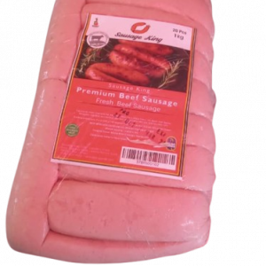 premium beef sausages 20pcs