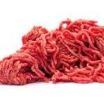 Minced beef