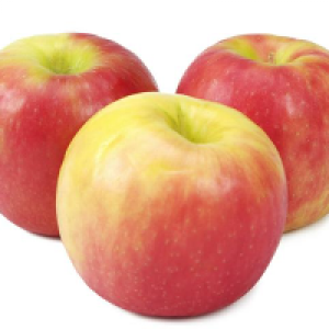 Pink red apples